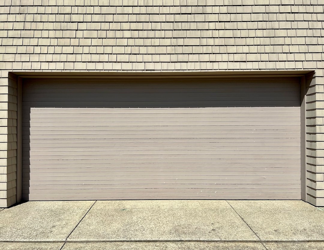 Garage door spring on a home in Spokane, WA